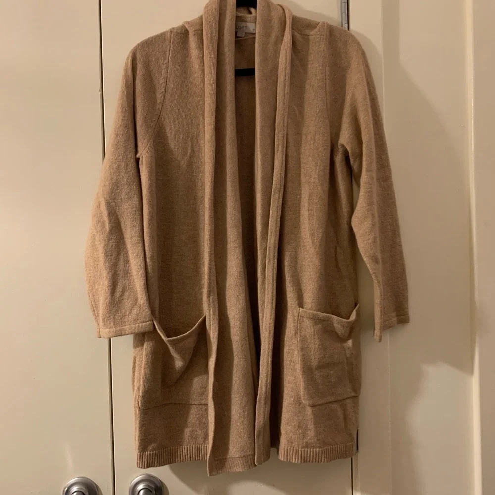 LOFT soft cardigan in tan - Picture 1 of 1